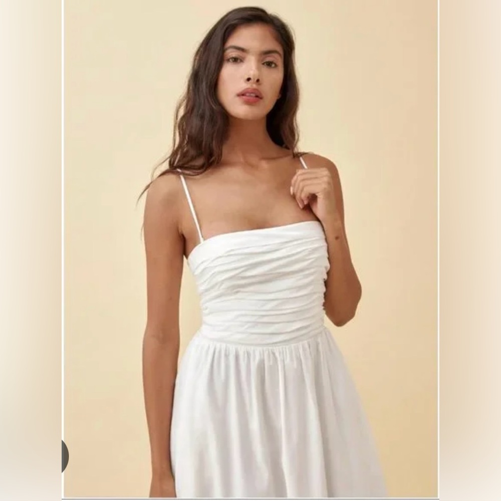 Reformation Lissa dress white
